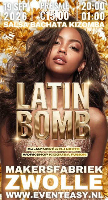 Latin Bomb zaterdag 19 sept 2026